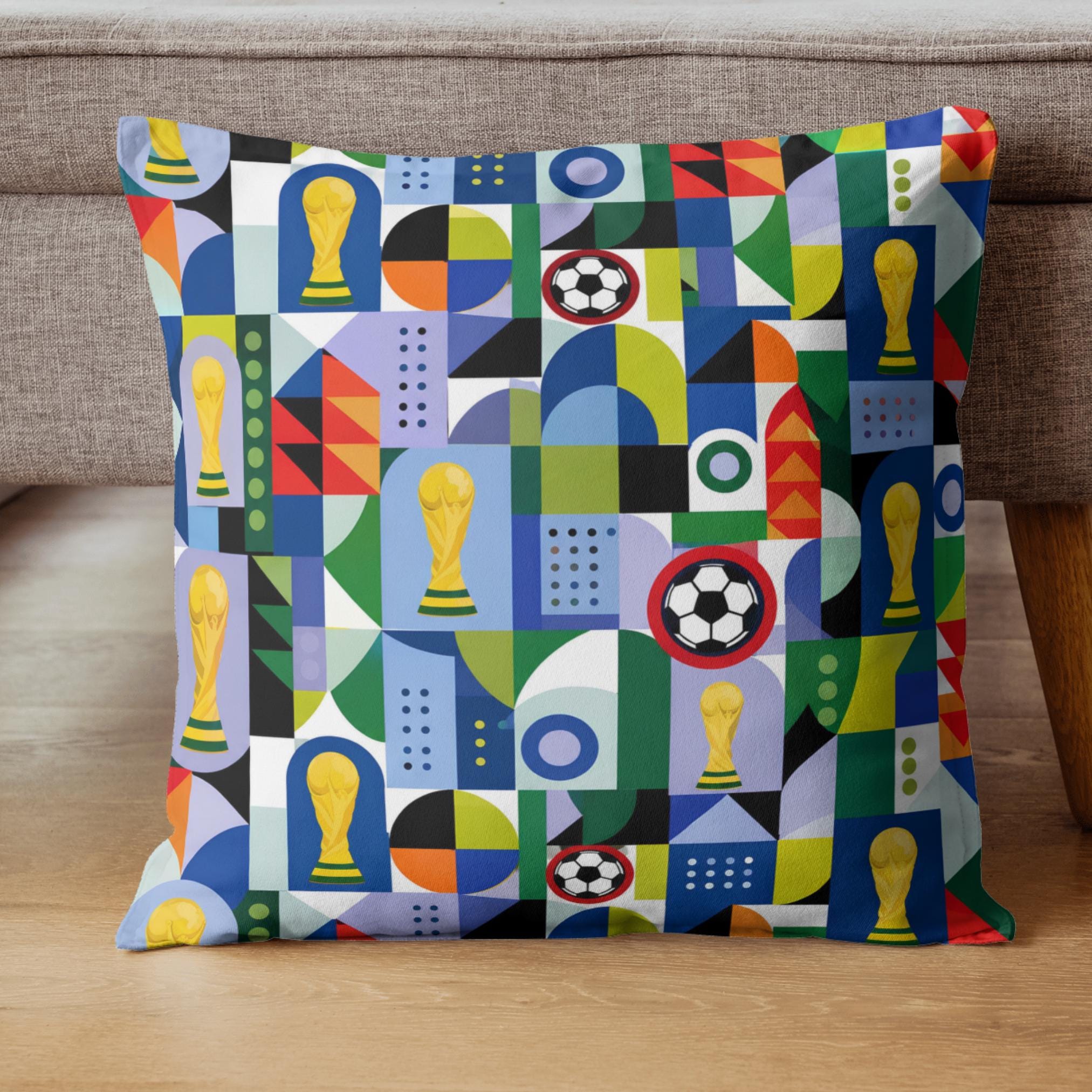 Pattern Png Fifa FIFA World Cup Soccer Seamless Pattern PNG | Geometric Football Digital ...