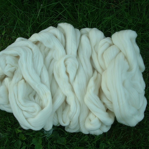 Half Pound Rambouillet Combed Top 21.5 Micron  8 Ounces USA Product I Do Ship Refunds