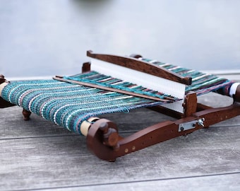 Rigid Heddle Loom The Harp Forte in Walnut By Kromski 16 Inch Free Shipping