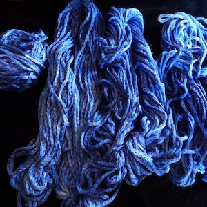 Blue Varigated Synthetic Cord 7 Ounces