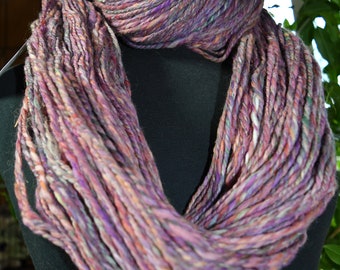 Rose Quartz 100% Merino Wool Hand Spun Yarn 4.70 Ounces