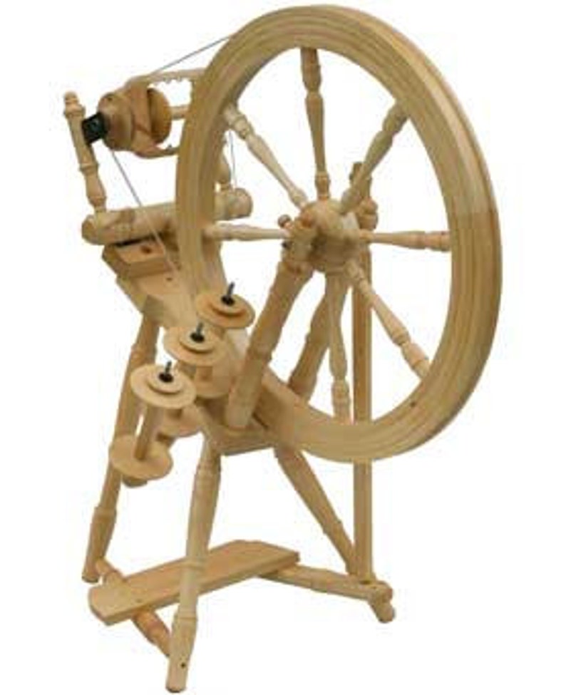 Kromski Interlude Unfinished Spinning Wheel Free Shipping FREE BONUS image 1