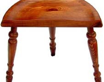 Kromski Spinning Stool Clear Walnut Mahogany