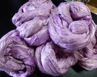 Hand Dyed Silk Top Orchid 2 Ounces