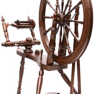 Kromski Symphony Spinning Wheel Walnut Free Shipping Special Bonus image 1