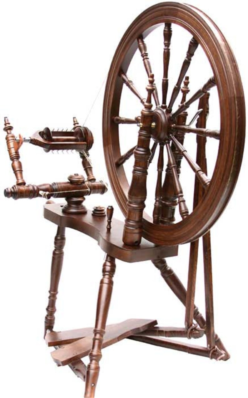 Kromski Symphony Spinning Wheel Walnut Free Shipping Special Bonus image 1