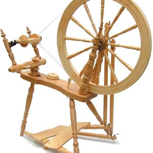 Kromski Symphony Spinning Wheel Unfinished Free Ship Special Bonus image 1