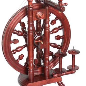 The Minstrel Spinning Wheel Mahogany  by Kromski Free Shipping   Bonus!