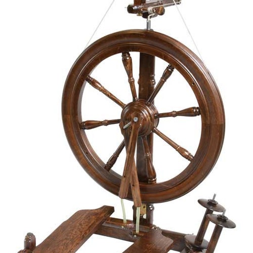 Kromski Symphony Spinning Wheel Mahogany Free Shipping Bonus Etsy