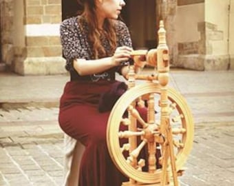 The Minstrel Spinning Wheel Clear Finish  by Kromski Free Shipping Bonus