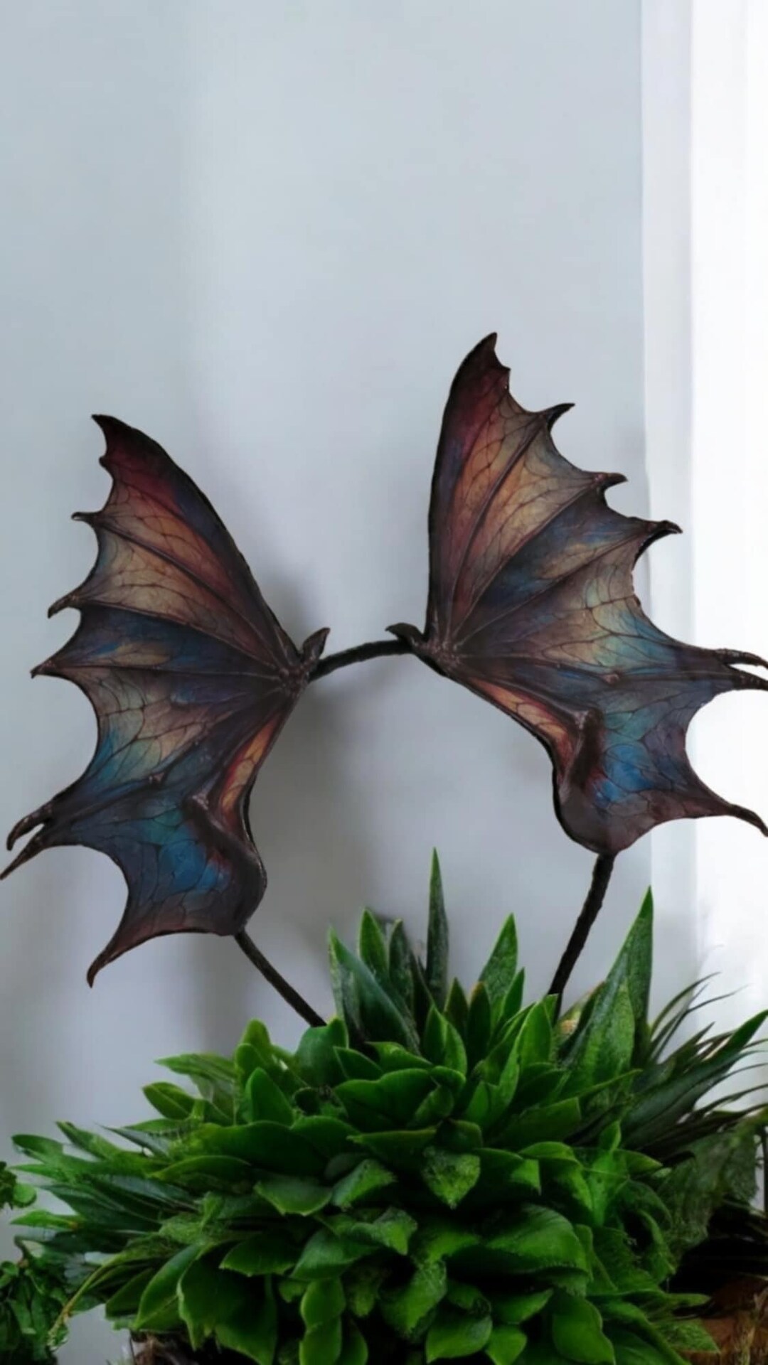 Mystical Dragon Wings Headband - Fantasy halloween Bat Wing Hair ...