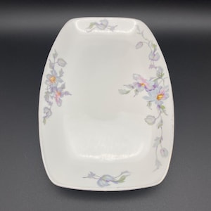EPIAG | 12” Serving Platter | Czech Porcelain | Blue Flowers | FREE Shipping!!!!
