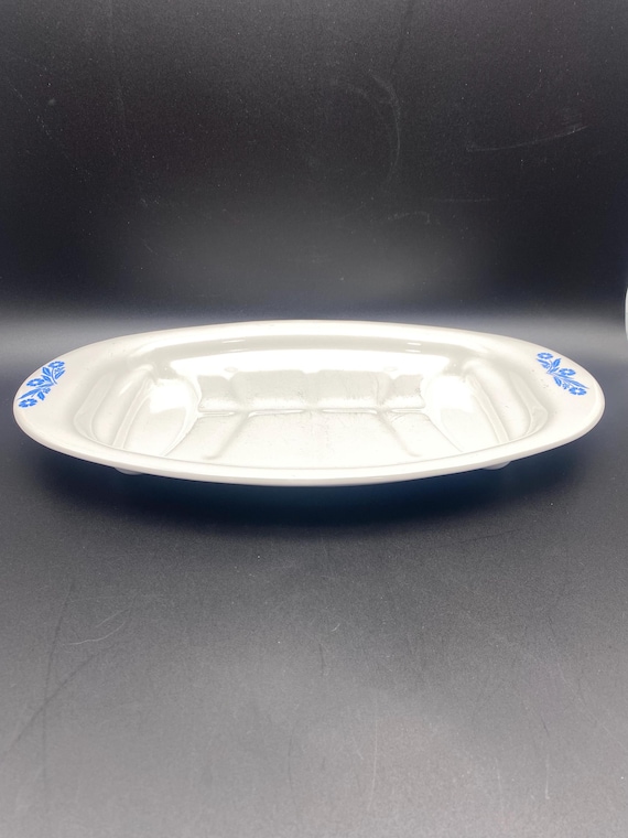 Vintage CorningWare Meat Tray | Cornflower Blue P-19