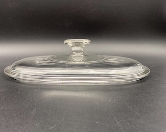Vintage Pyrex Glass Lid F-12-C | 9 5/8" Diameter