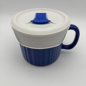 Vintage Corningware Soup Mug | 20 oz, Vented Lid