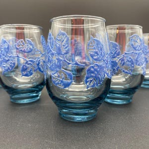 LIBBEY Eventide | Blue | 6 Oz JUICE Glasses | Set of 6 | FREE Shipping!!!!