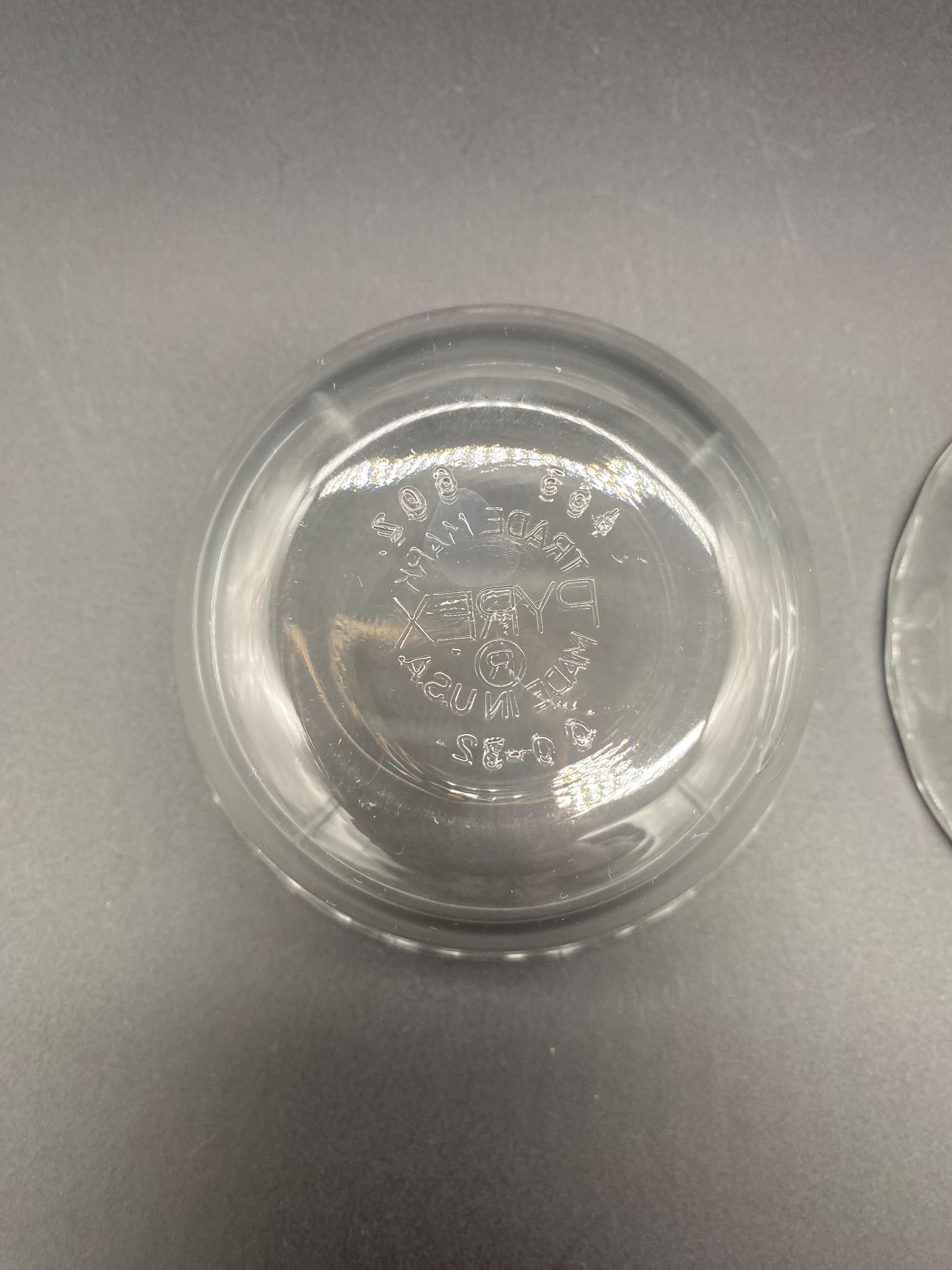 PYREX Vintage Clear Glass Custard Cups Set of 4, 6 Oz #463 FREE ...