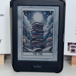 TBR Bookstack, direct downloaden, Kobo Clara Color eReader vergrendelscherm