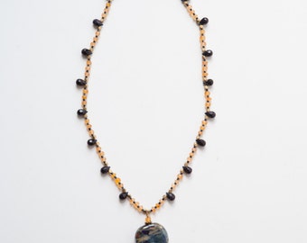 Black-Waterdrop Necklace