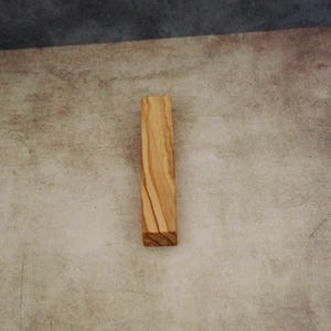 12cm / 4.7&quot; Plain Olive Wood Mezuzah Case from Israel, Gift for Jewish Housewarming. Suitable for Scroll Size Up to 10cm / 3.93&quot; Jewish Gift