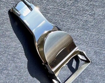 New 18mm silver stainless steel buckle/clasp fits Tudor watches straps