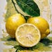 Limone Italian Lemon Art Print, Rustic Kitchen Wall Decor, Instant ...