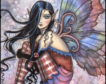 Isobel the Introvert Fairy Art Print – Fantasy Illustration