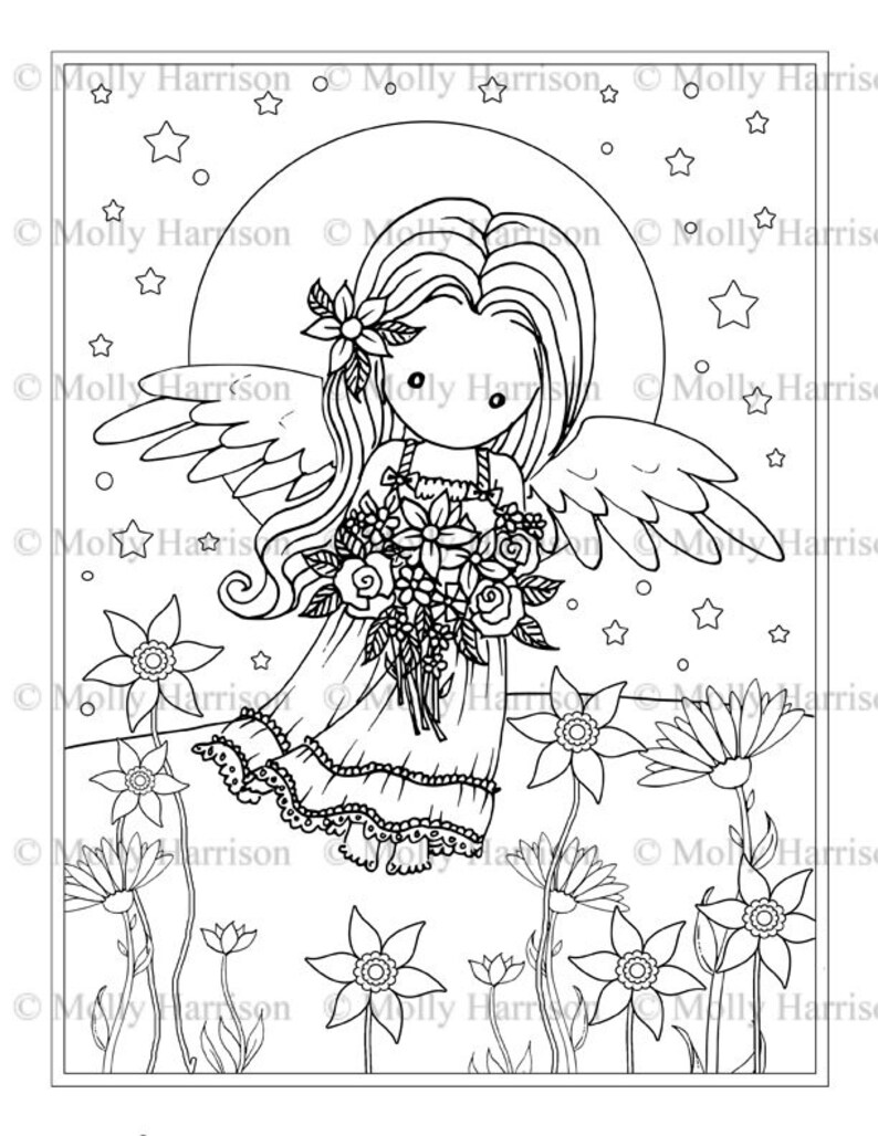 Minor Flower Angel - Electronic Stamp - Printable - Angels - Molly Harrison Myth Artwork - Digi Stamp Coloring Webpage - Immediate Down load graphic regarding Printable Angels called Small Flower Angel - Electronic Stamp - Printable - Angels - Molly Harrison Myth Artwork - Digi Stamp Coloring Site - Immediate Obtain