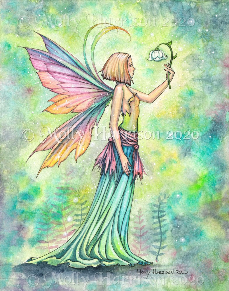 Fairy Art Fairy Prints Simple Things Watercolor Fine Art Etsy