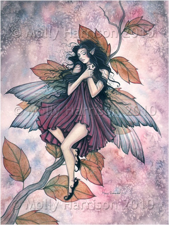 Fairy Fantasy Art Print by Molly Harrison 'What Dreams May | Etsy