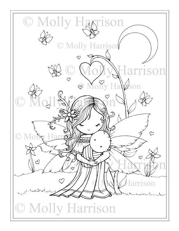 Lieve Mama En Baby Afdrukbare Kleurplaat Moeder En Baby Etsy