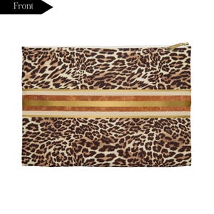 Leopard Print Makeup Bag: Travel Cosmetic & Toiletry Pouch