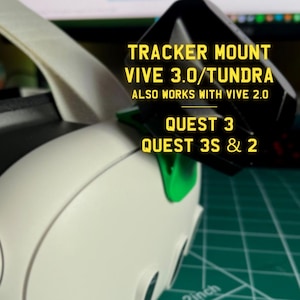 Meta Quest 3, 3s, 2 Soporte de seguimiento (Vive 3.0/2.0 y Tundra), Seguimiento de cuerpo completo, FBT, VR, Realidad virtual, Quest 3 / 3s, Quest 2, VRChat, htc