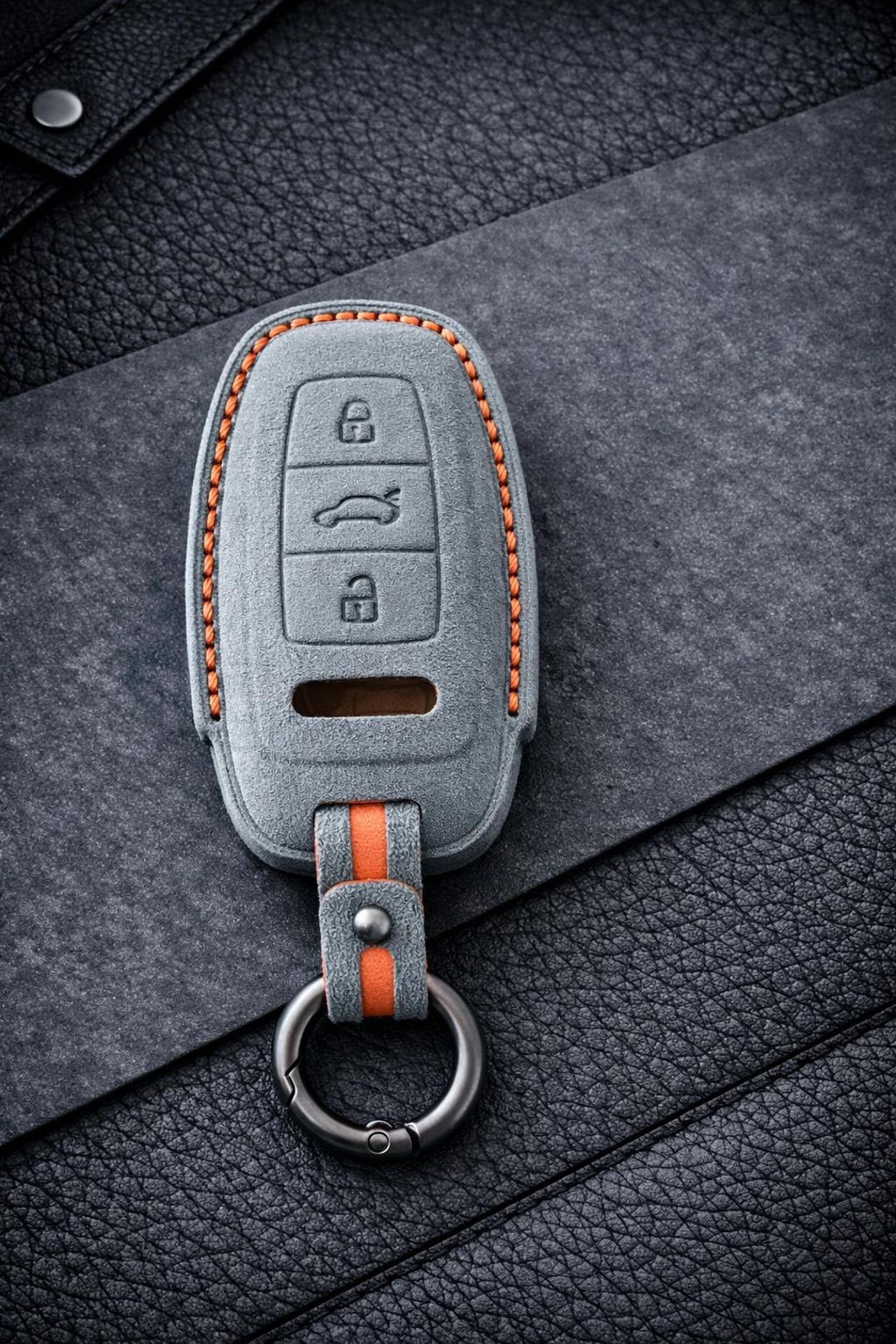 Luxury Leather Car Key Case for Audi – Q8 RSQ8 A6 RS6 A7 RS7 A3 ...
