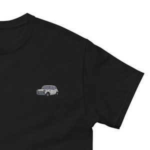 Men&#39;s T-shirt - Mini Cooper White Embroidery