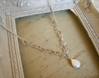 Sterling Hearts Necklace