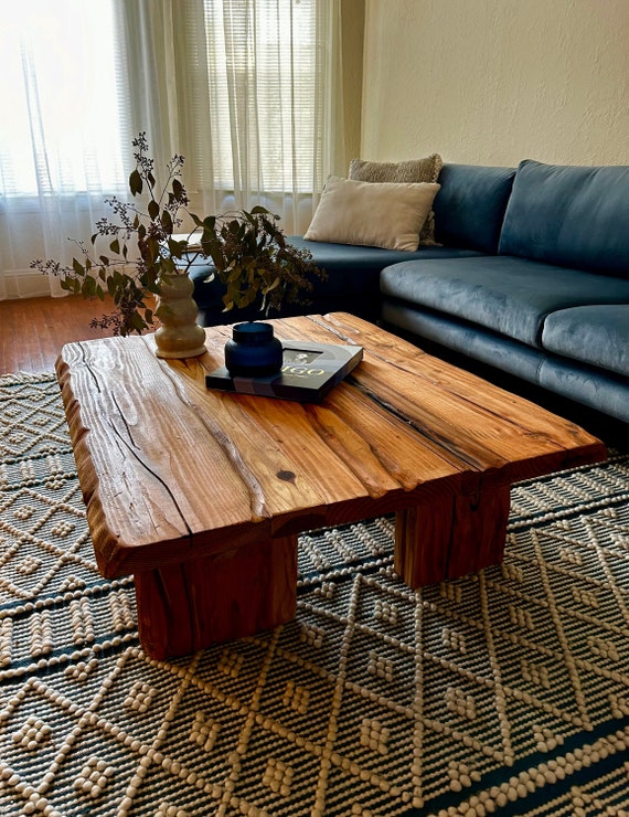 Fir wood coffee table discount