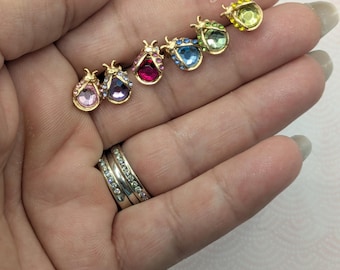 Ladybug stud Earrings-Only Purple Available!