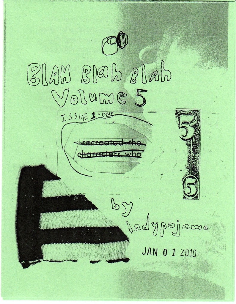 Blah Blah Blah 6 months subscription to Monthly zine image 4