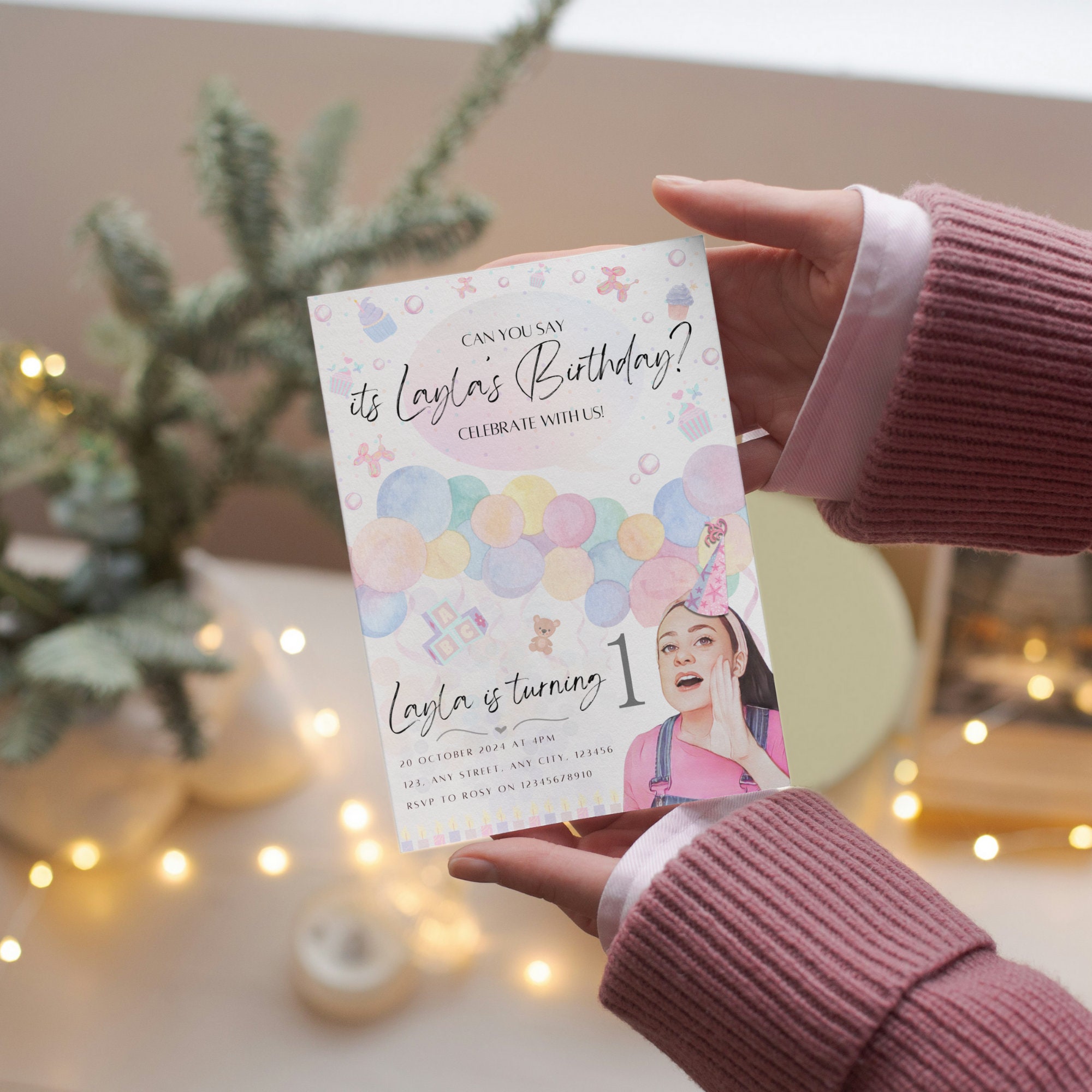 Ms Rachel Invitation, Ms Rachel Birthday, Ms Rachel Invite, Ms Rachel ...