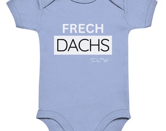 Frechdachs Black N White personalisiert (vorne) - Organic Baby Body