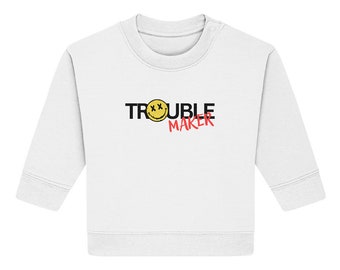 Little Troublemaker - Baby Organic Sweatshirt