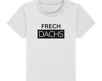 Frechdachs goes Black N White - Baby Organic T-Shirt