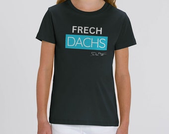 Frechdachs liebt Türkis personalisiert (vorne) - Kinder Organic T-Shirt