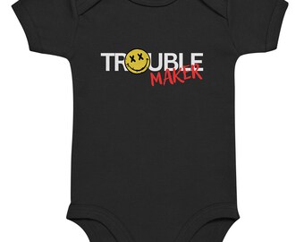 Little Troublemaker (vorne) - Organic Baby Body
