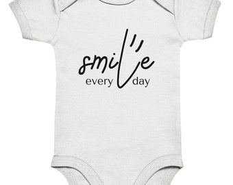 smile every day (vorne) - Organic Baby Body