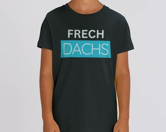 Frechdachs liebt Türkis (vorne) - Kinder Organic T-Shirt