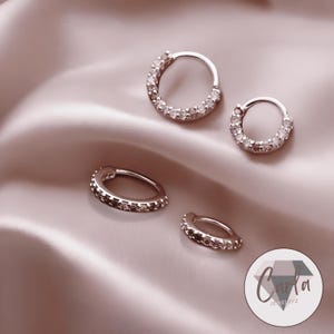 Gold Septum & Cartilage Piercing Ring, Hoop Rook Nose Septum Ring, Daith Helix Tragus Jewelry, Bold Style Elegant Ear and Lip Ring Gifts for
