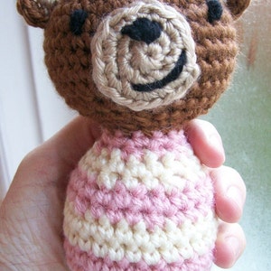 Crochet Pattern PDF-Lil' Monkey and Bitty Bear image 5