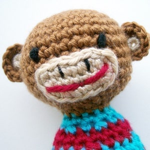 Crochet Pattern PDF-Lil' Monkey and Bitty Bear image 3